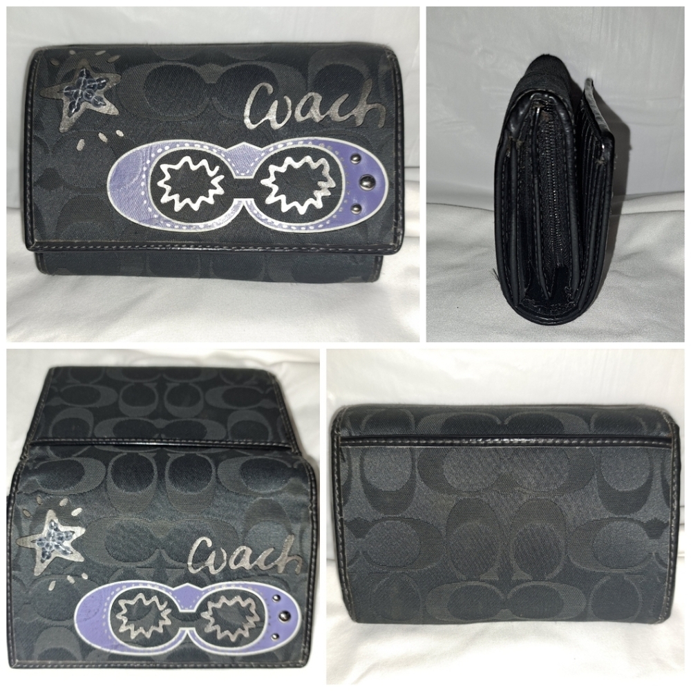Coach Daisy Pop Optic Signature Shoulder Bag And Wallet Set - Picture 6 of 16